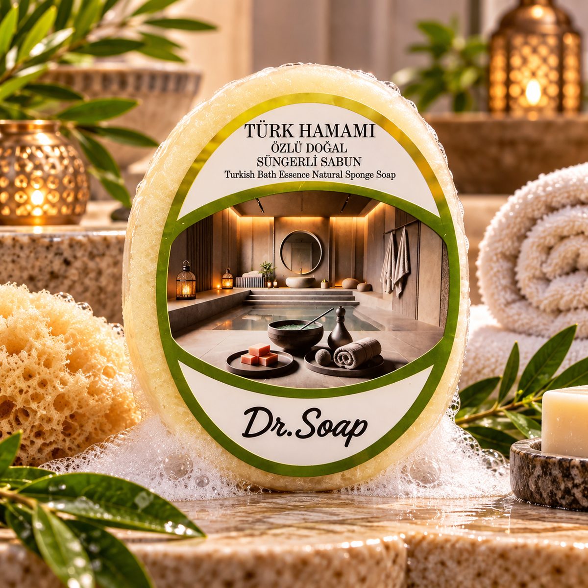 Sabonete Esponja Natural Turkish Bath – Dr. Soap