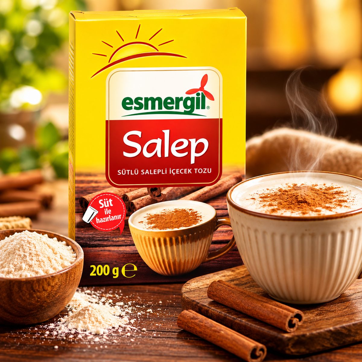 Salep Esmergil 200g – Bebida Turca Cremosa e Aconchegante