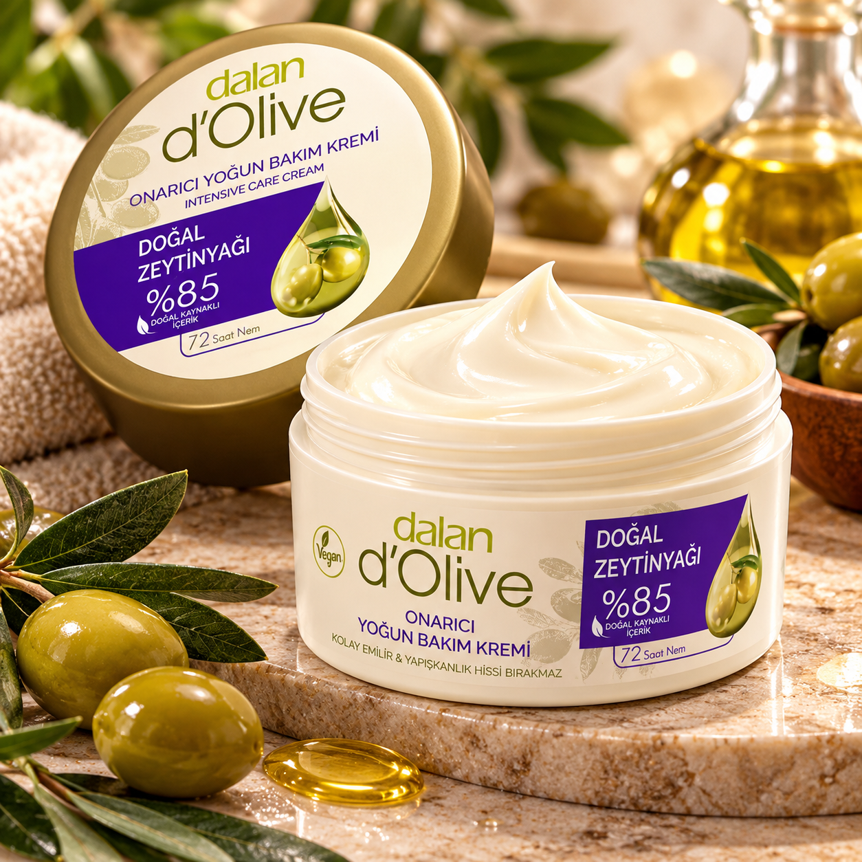 Dalan d’Olive – Creme de Cuidado Intensivo com 85% de Azeite de Oliva