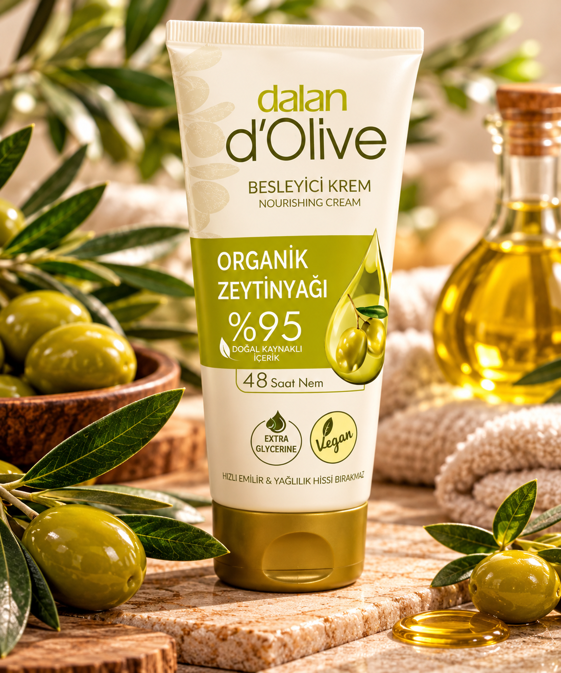 Dalan d’Olive Creme Nutritivo com Óleo de Oliva Orgânico – 60 ml