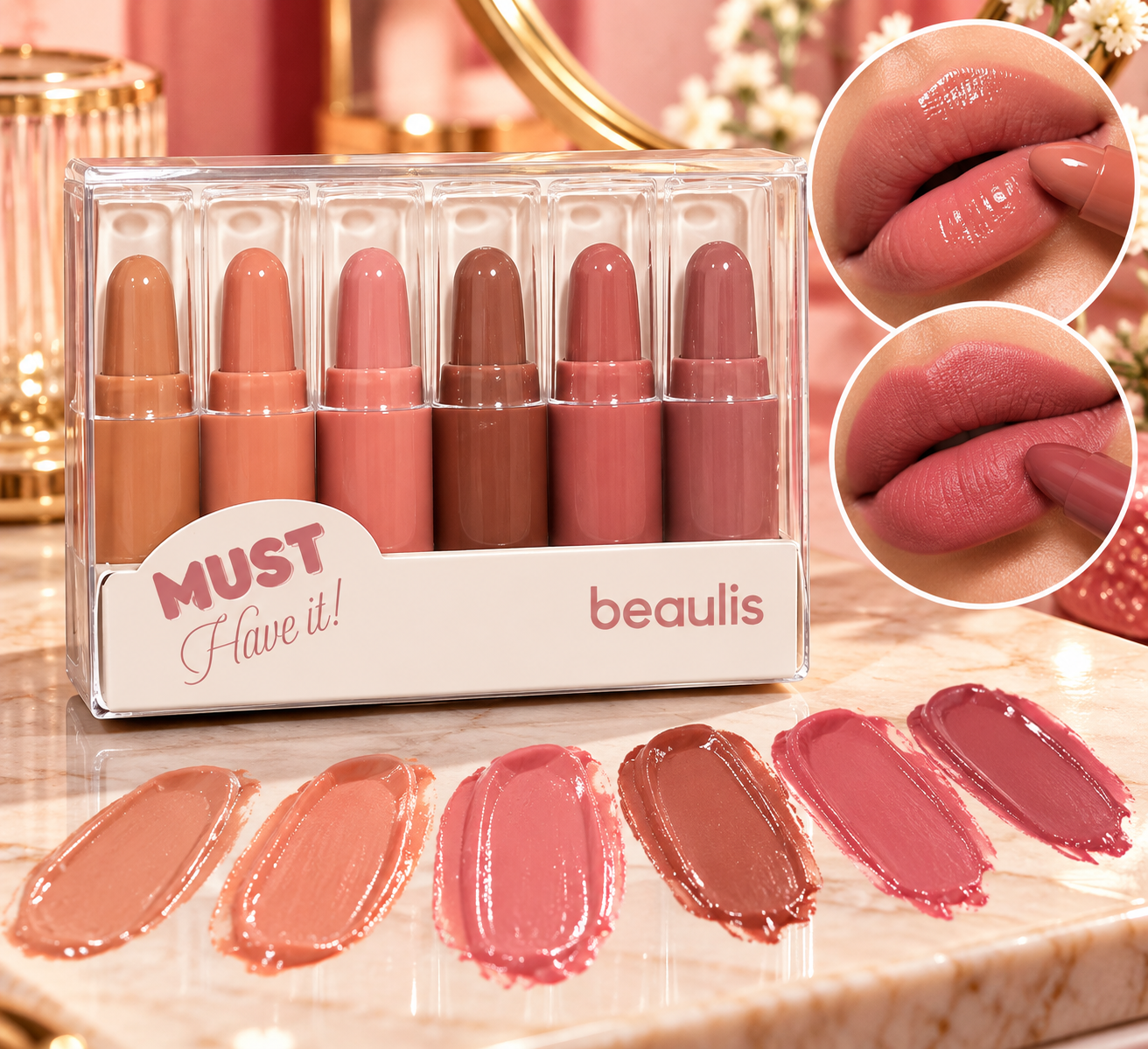Kit de Lápis para Lábios Beaulís Must Have It!