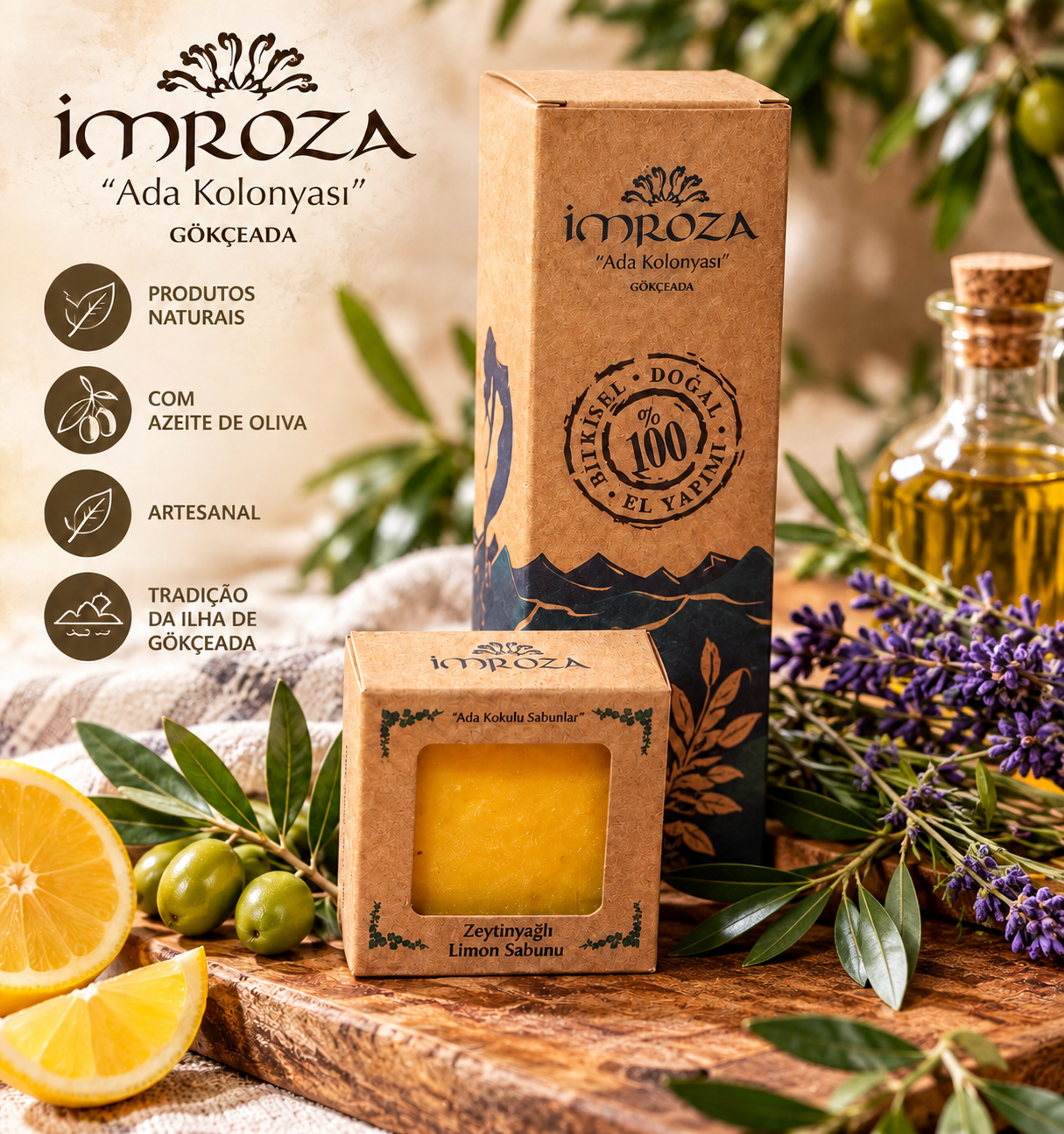Kit Artesanal İmroza — Tradição Natural de Gökçeada