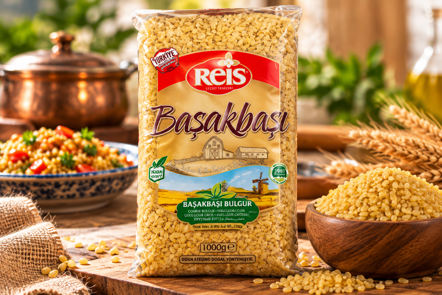 Bulgur Başakbaşı Reis – 1 kg | Autêntico Sabor da Turquia